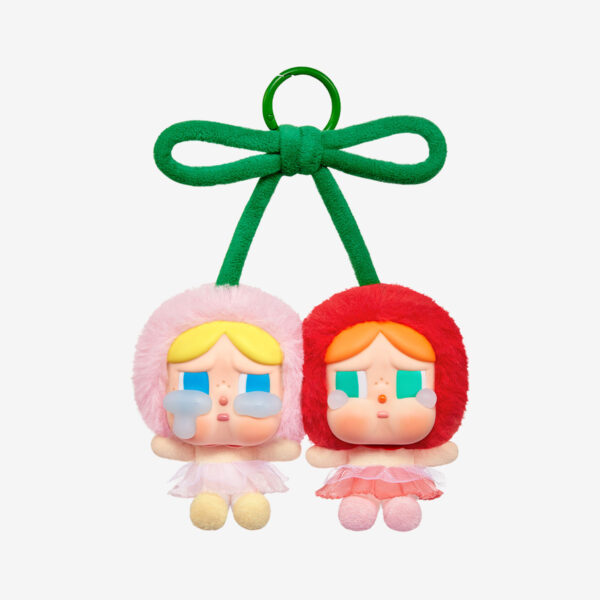 CRYBABY CRYING FOR LOVE SERIES VINYL PLUSH HANGING CARD(LOVE YOU CHERRY MUCH)